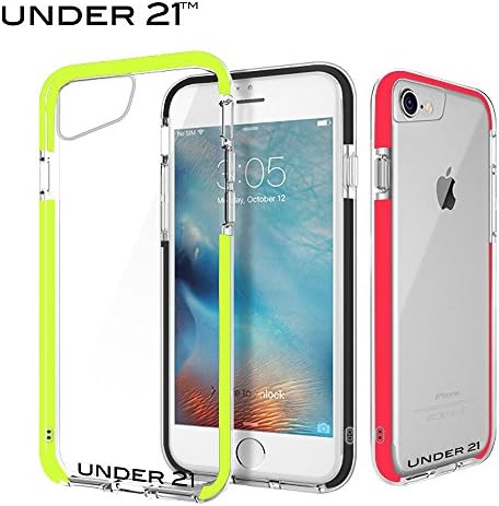iPhone 8 Cover, 7 / 6s / 6 Hybrid Bumper (£15 OFF) [Transparent] Clear Cover [Impact Resistant] Shockproof [Anti Scratch] Case [Shock Absorbing] Protective [Anti Drop] 2017 [Cross Generation] (iPhone 7/6s/6, Black)
