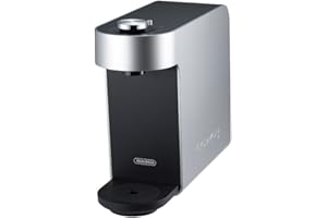 Coway Aquamega 100 Countertop Water Purifier with Three-Stage Water Purification, Direct-Flow, and Easy Installation (Black/Silver)