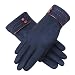 Produktbild Sport-Handschuhe, für den Winter, warm, Touchscreen-kompatibel, winddicht, für Damen und Herren, blau