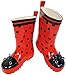 Produktbild 3-D Gummistiefel Naturkautschuk - Marienkäfer - Gr. 28 - für Kinder Regenstiefel / Matschstiefel Stiefel Käfer rot schwarz