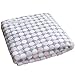 Produktbild jingyuu Decke Baumwolle Decke Kinderwagen Winter Patrol Decke Couch Kinderwagen Winter Baby Decke Light Gray-White Circle-Purple Circle1pcs