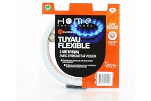 Home Equipement 90114 Tuyau de Gaz Butane 2 m 10 Ans
