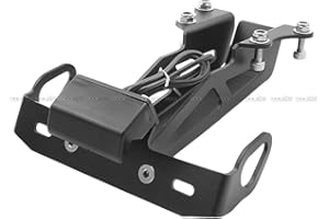 ROCKMUTE Motorbike Tail Tidy For Yamaha MT-09 Tracer 2015-2020, TRACER 900 2018-2020 (Non GT) Motorcycle Registration Licence Plate Holder Fender Eliminator Bracket Mount with LED Number Plate Light