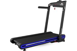 BT BODYTONE Cinta de Correr Ultraplegable con Pantalla LED, 12 Posiciones - Inclinación Automática - Cinta de Andar Velocidad Ajustable hasta 16km/h - Inxide by Bodytone XTF