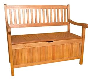 Amazon.de: Sedex GREENA Gartenbank mit Truhe 4-Sitzer Bank ...