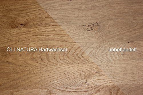 OLI-NATURA Hartwachsöl, geprüft Allergikerfreundlich, Inhalt: 1 Liter, Natur - 2