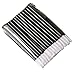 Amison 50pcs Disposable MakeUp Lip Brush Lipstick Gloss Wands Applicator Make Up Tool (Black)