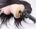 Teenitor 2 Pcs Wig Mannequin Head Stand - Training Cosmetology Manikin Holder Mannequin Head Holding Clamp Adjustable to Table Black