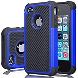 jeylly Dual Layer Rüstung Rugged Apple iPhone 4/4S, entriegelt perfekt AT & T Sprint Verizon T-Mobile International Cricket US Cellular Straight Talk MetroPCS alle Träger.