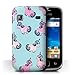 Produktbild Stuff4® Hülle/Case für Samsung Galaxy Gio/S5660 / Glitzer/Aqua Rosa Muster/Einhorn/Unicorn Kollektion