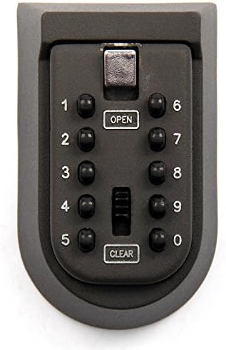 Iware Wall Mounted Key Safe Combination Key Storage with Push Buttons