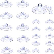 12 ventose, 40 mm, in plastica PVC, trasparenti, senza ganci, per finestre, finestre, specchi, pareti, porte, tavoli, esterni, cucina, bagno