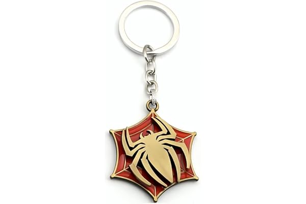 Smart Choiz Premium Anime Metal Keychain 360° Rotating Kinetic Accessory for Car, Bike & Bags
