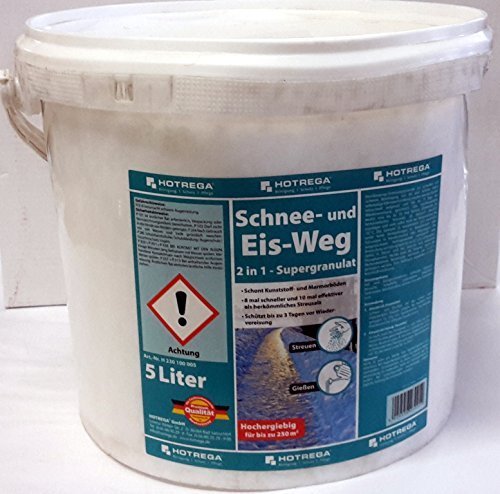HOTREGA Schnee- und Eis-Weg "2 in 1 Supergran." 5 L