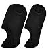 Produktbild Gleader Herren kurze schwarze elastische footie Socken 2 Paar