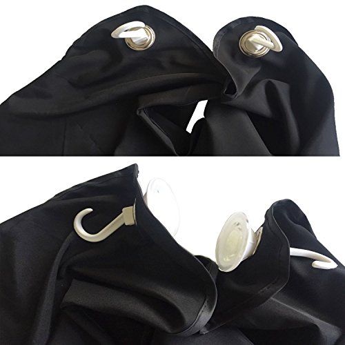 Beard Apron Cape,Richoose Beard Cape Shaving Mirror Suction Cups Let Your Bathroom Keep Clean, do not Bother to Clean Beard Trimmings, Hairs and Whiskers - 3