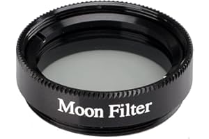 Starboosa 1.25 Inch Moon Filter Aluminum Frame Light Pollution Filter for Telescope Eyepieces