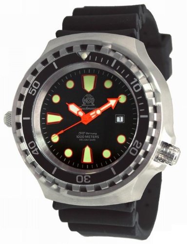 Riesige 52mm Automatik Taucheruhr mit Helium Ventil und Saphir Glas T0255 Riesige 52mm Automatik Taucheruhr mit Helium Ventil und Saphir Glas T0255