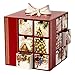 Produktbild Villeroy & Boch Christmas Toys Memory Adventskalender Markt Weihnachten, Porzellan, Rot, 21 x 20.5 x 24 cm