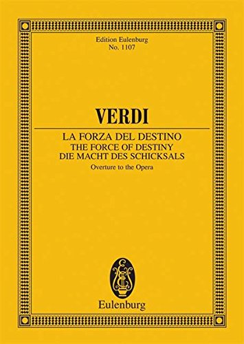 Forza Del Destino Overture: Ouverture. orchestra. Partition d'étude.