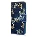 Produktbild Huawei P Smart 2019/Honor 10 Lite Hülle Case Schmetterling HandyHülle Leder Cover Flipcase Schutzhülle Schutz Brieftasche Flipcover Tasche mit Ständer und Magnetverschluss