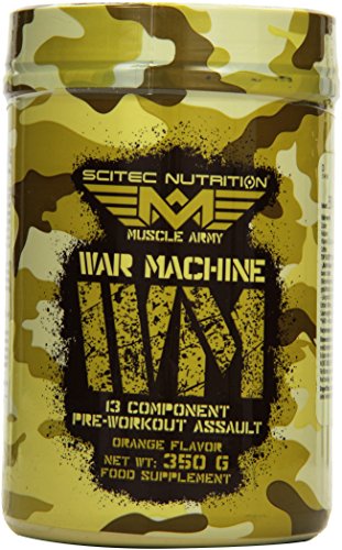 Preisvergleich Produktbild Scitec Nutrition Muscle Army War Machine, Orange, 1er Pack (1 x 350 g)