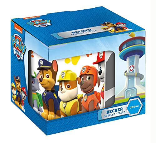 POS Handels GmbH 29460088 Paw Patrol Gobelet en Porcelaine pour garçon 200 ML de Coloration