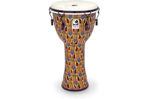 TOCA Djembe Freestyle Mechanically Tuned Kente Cloth SFDMX-14KB