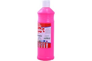 Scola Artmix Water Based 600ml Ready Mixed Craft School Childrens Poster Paint Shocking Pink
