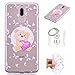 Produktbild Hülle Huawei Mate 10 Lite Hülle, Huawei Mate 10 Lite Hülle TPU Case Schutzhülle Silikon Case,Niedliche Cartoon Malerei Durchsichtige Rückschale und TPU Bumper Handy Tasche Case Cover Etui für Huawei Mate 10 Lite + Schlüsselanhänger (I) (8)