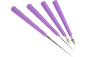 YINETTECH Strumenti con punta di diamante, per artigianato, creazione gioielli, alesatore per perline, per creare perle, per allargare fori, confezione da 4