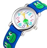 Reloj de Niños para Niños Niñas por Vinmori, Profesor de Tiempo 3D Reloj, Pulsera de...