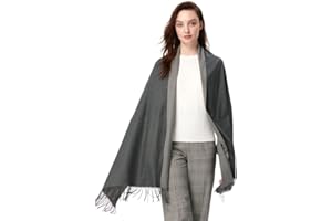 MAAMGIC Foulard Echarpe Automne Femme Homme 200 * 70CM Hiver Double Couleurs Touché Soyeux Elégant Châle Doux pour Mariage Party Soiree