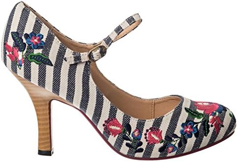 Dancing Days Kalocsai Floral Boho Folk Vintage Retro 1970s High Heel Shoes