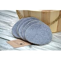 Kosmetikpads aus Bio-Baumwolle, 5 Stück, Abschminkpad, Babypflege, Familie, Baby, Kinder, grau, dunkelgrau, ganz weich, flauschig, einlagig