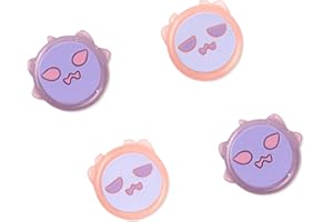 GeekShare Halloween Greedy Ghost Thumb Grip Caps Funda de Silicona Suave para Joystick Compatible con Nintendo Switch/OLED/Switch Lite,4 Piezas