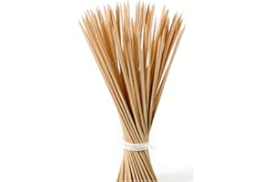 DOKADO 200x Splittstäbe 30 cm Natur Rankhilfe Tomaten Stangen Bambus Pflanzstäbe Holzstäbe Pflanzenstock Blumenstangen