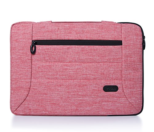 ProCase 14 – 15.6 Zoll Laptop Sleeve Case Cover Tasche für 15 Zoll MacBook Pro / Pro Retina, Sleeve Tasche für 14 15 Zoll Laptop Ultrabook Notebook Chromebook Lenovo Dell Toshiba HP ASUS Acer -Rosa - 8