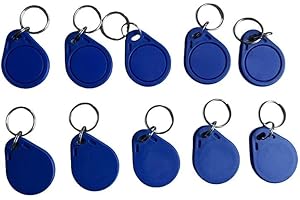 YARONGTECH Icode SLI ISO 15693 Schlüsselanhänger 13,56 MHz Blau ABS (10 Stück)