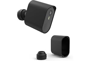 HOLACA Coque en Silicone Compatible avec caméra de Surveillance AOSU 5MP, étanche, Souple, Durable (caméra Non Incluse), 1 étui en Silicone, Noir