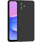 Microsonic Samsung Galaxy A07 i&ccedil;in Kılıf Groovy Soft Siyah [Galaxy A07 ile Uyumlu Kılıf - Siyah]