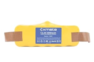 Exmate 14,4 V 3800 mAh NI-MH bateria zamienna do Roomba 80501 pasuje do Roomba 500 600 700 800 Series 510 520 530 531 532 533 535 540 545 550 552 560 562 570 580 581 585 595 600 610 620 630 650 660