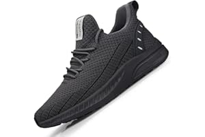 Feethit Turnschuhe Herren Laufschuhe Sportschuhe Sneaker rutschfeste Gummisohlen Leichte und Atmungsaktiv für Gehen