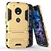 Produktbild Moto G5 Hülle Moto G5 Schutzhülle, AyiHuan [Outdoor] [Fallschutz] [Dual Layer] Ultra-dünne Bumper und Stoßfest Schutzhülle Case Cover mit Ständer für Lenovo Moto G5 (5 Zoll),Gold