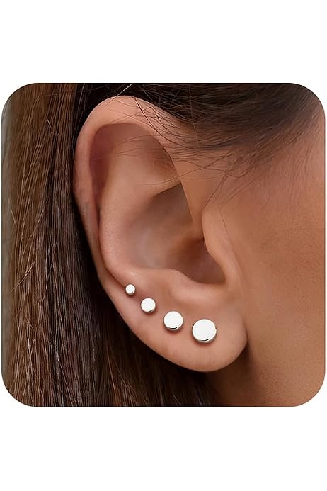 Boucles D'oreilles En Titane Médical ESHIONER G23 - Hypoallergéniques Pour Oreilles Sensibles - Hommes/Femmes