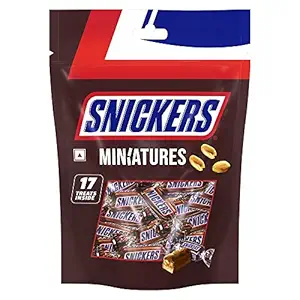 Snickers Miniatures Chocolates, 510g (Pack of 3)