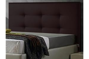 DECORQUALITY ED Cabecero Cama tapizado Polipiel Mod. Texas Todas Las Medidas y Colores (Marron wengue, 180 * 70)