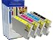 Produktbild 4 Tintenpatrone kompatibel fuer T0551 T0552 T0553 T0554 fuer Epson Stylus Photo RX420 RX425 RX520 R240 R245 mit CHIP
