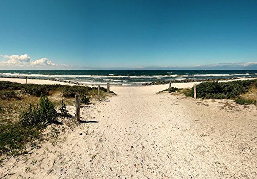 FOTOTAPETE 400×280 cm – VLIES TAPETE PREMIUM – PROFI QUALITÄT – Top moderne Wanddeko – Riesen Wandbild – Top Design Tapete – Neue exklusive Edition mit noch besser Druckauflösung – Deutsches Premium Vlies – Strand Natur Landschaft Meer See c-A-0099-a-a - 3