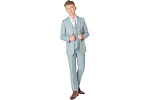 Roco, Boys 5 Piece Wedding Suit, Boys Prom Suit in 3 Colours, 1-15 Years